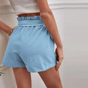 Chic Solid Cotton Shorts for Everyday Wear
