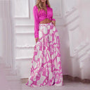 Chic Women's Long Sleeveless Dress Set