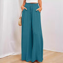 Women's Maxi Skirt with Pockets and Stretchy Waist