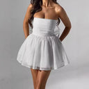 Glamorous Cocktail Dress with Shimmering Accents