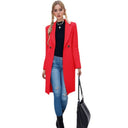 Chic Double Button Women's Blazer Coat