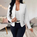 Ladies' Blazer Jacket with Lace Details