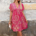 V-Neck Ruffle Summer Dress for Women