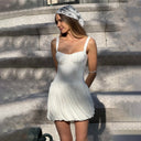 Chic Women's Puff Skirt Dress