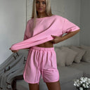 Chic Women's T-Shirt and Shorts Ensemble