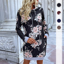 Floral Hooded Dress with Handy Pockets