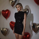 Glamorous Sequin Cocktail Dress for Women