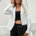 Chic Women's Slim Fit Blazer with Handy Pockets
