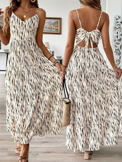 Strapless Maxi Dress with Flowing Silhouette for Women