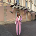 Flowing Palazzo Pants with Stretchy Waist for Women