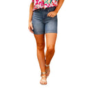 High-Waist Women's Denim Shorts for Stylish Fit