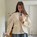 Trendy Women's Oversized Blazer - Chic Style