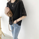Chic Lace Sleeve Women's Top