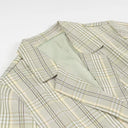 Chic Women's Checked Blazer Jacket