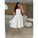 Chic Strapless Cocktail Dress for Women