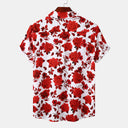 Floral Print Women's Short Sleeve Top