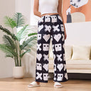 Artistic Patterned Women's Trousers