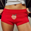 Playful Fruit Motif Women's Boxers