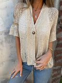 Stylish Women's Knit Blouse for Everyday Wear