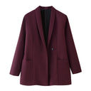 Chic Women's Blazer Jacket with Pockets