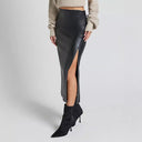 Chic Women's Pencil Skirt with Stylish Slit