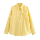 Chic Striped Women's Blouse for Everyday Wear