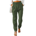 Chic Women's Elastic Waist Pants