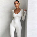 Chic Women's Long Sleeve Bodycon Jumpsuit