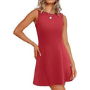 Women's Sleeveless A-Line Dress in Classic Style