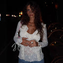 Lace-Embellished Women's Blouse for Chic Style