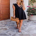 Romantic Ruffle Midi Dress for Women