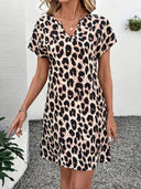 Modern Leopard Print Dress for Women