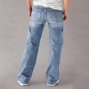 Women's Cargo Jeans with Stylish Pockets