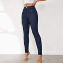 Women's High-Waisted Contouring Skinny Jeans