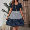 Chic Women's Stripe and Dot Dress