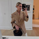 Chic Double-Breasted Blazer for Women