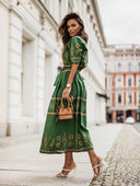 Chic Women's Shirt Dress with Stylish Pattern