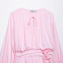 Chic Ruffle Wrap Dress for Women