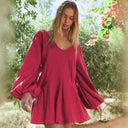 Chic Women's Sleeveless V-Neck Wrap Dress
