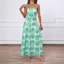 Strapless Floral Maxi Dress for Women