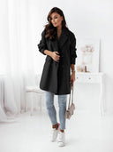 Chic Oversized Blazer with Stylish Lapels