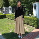 Asymmetrical Women's Dress with Gathered Detail