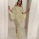 Chic Off-Shoulder Evening Dress for Women