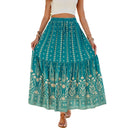Flowy Paisley Maxi Skirt for Women