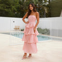 Chic Ruffle Detail Maxi Dress for Women