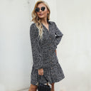 Colorful Polka Dot Women's Shirt Dress