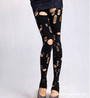 Chic Women's Leggings with Trendy Cut-Outs