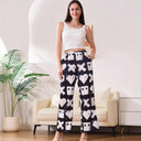 Artistic Patterned Women's Trousers