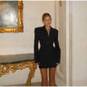 Chic Women's Blazer Jacket with Stylish Pockets
