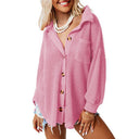 Textured Women's Long Sleeve Blouse for Effortless Style